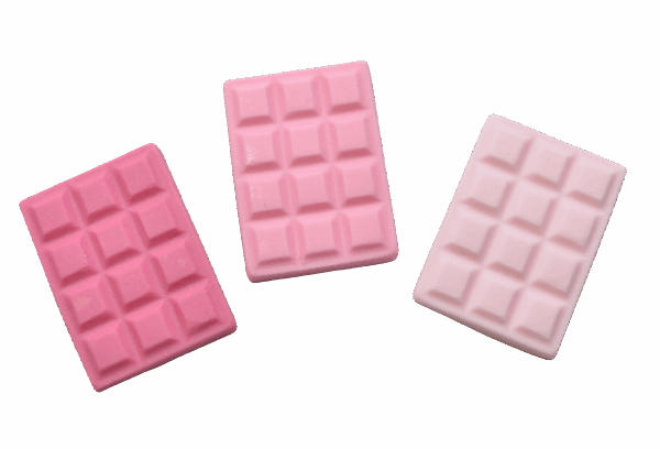 RÓŻOWE CUKROWE MINI CZEKOLADKI