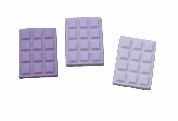 FIOLETOWE CUKROWE MINI CZEKOLADKI