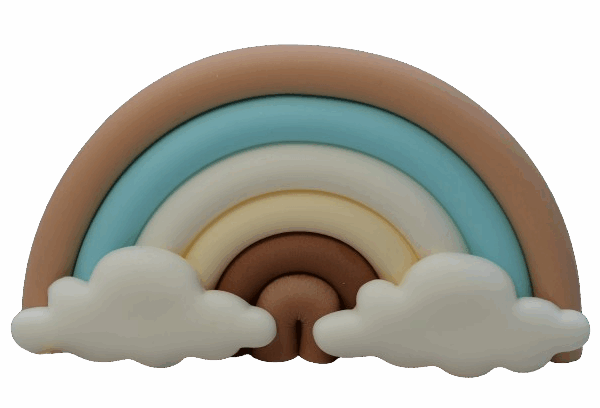 NIEBIESKO BRĄZOWE KOLORY TĘCZY