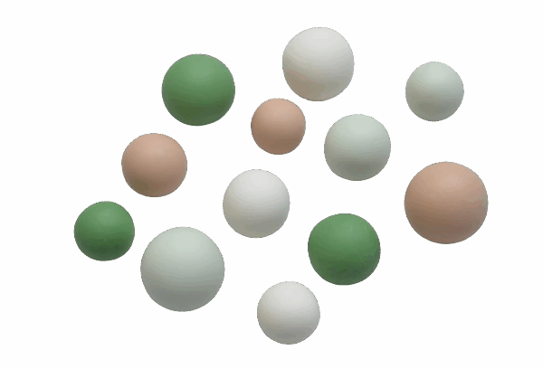 POLEĆ W KULKI! ZIELEŃ I BEŻ