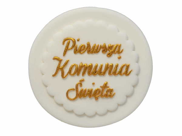 TABLICZKA PIERWSZA KOMUNIA ŚWIĘTA