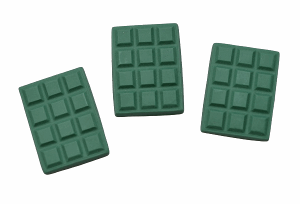 ZIELONE CUKROWE MINI CZEKOLADKI