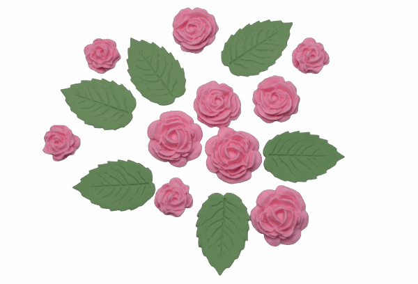 BUKIET RÓŻOWYCH RÓŻ