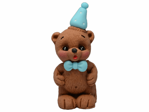 MIŚ BRUNO W BŁĘKITNEJ CZAPECZCE