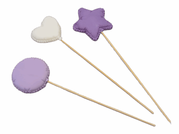 BALONIKI W ODCIENIACH FIOLETU I BIEL