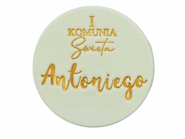 TABLICZKA PERSONALIZOWANA KOMUNIJNA