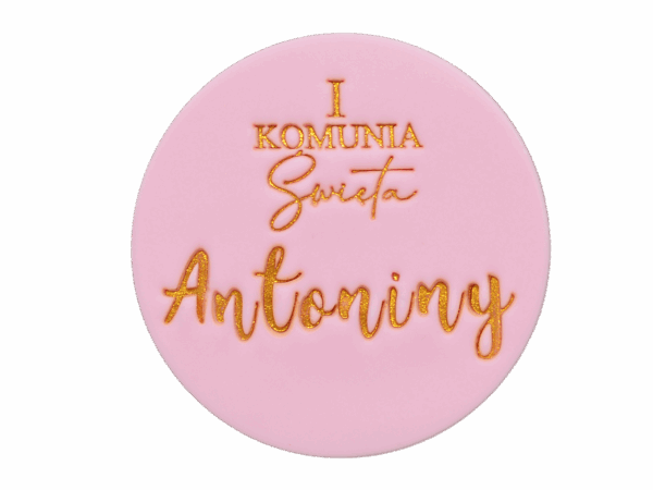 TABLICZKA PERSONALIZOWANA KOMUNIJNA