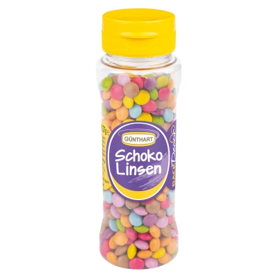 Posypka czekoladowa mini lentylki kolorowe dekoracja tortu 127g