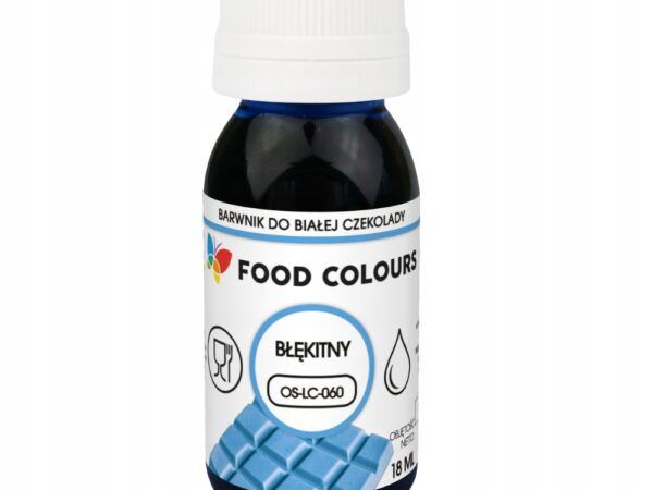 Barwnik spożywczy do mas tłustych Azure Blue błękitny Food Colours 18 ml