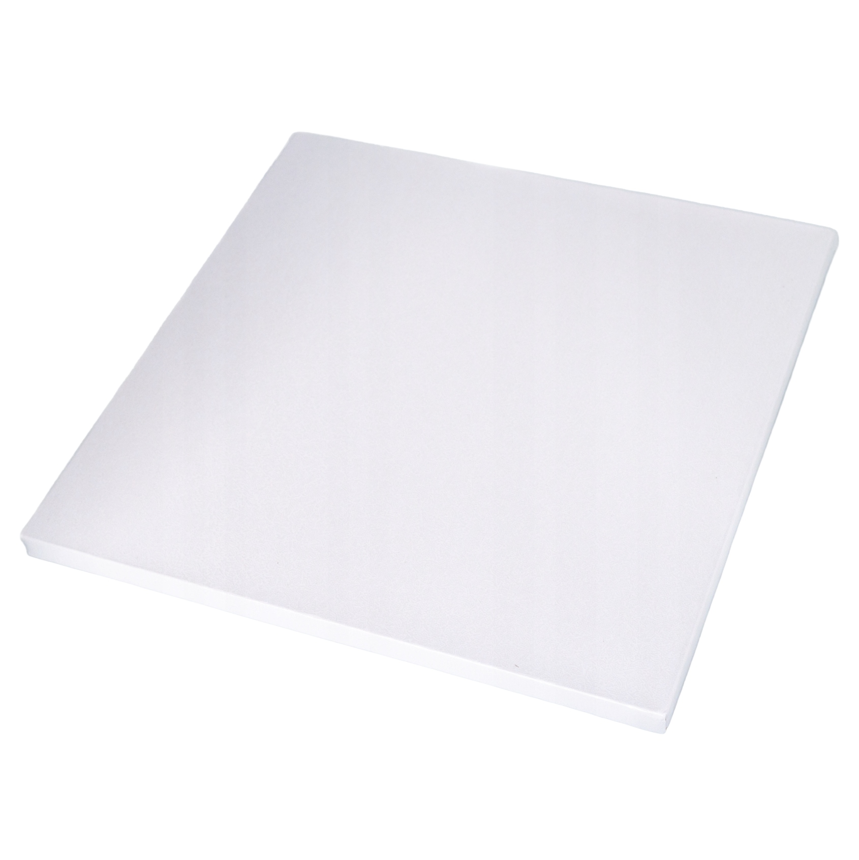 Podkład pod tort 30 cm kwadratowy gruby 12 mm sztywny biały