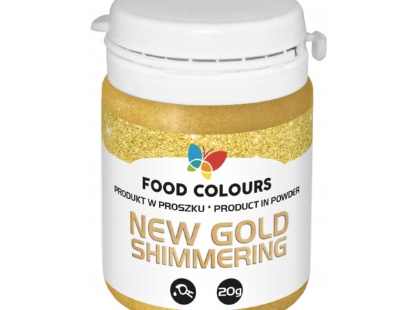 Złoty pyłek spożywczy Gold Shimmering 20g efekt perłowy Food Colours