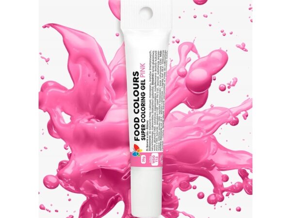 Barwnik żelowy spożywczy różowy 20g Food Colours