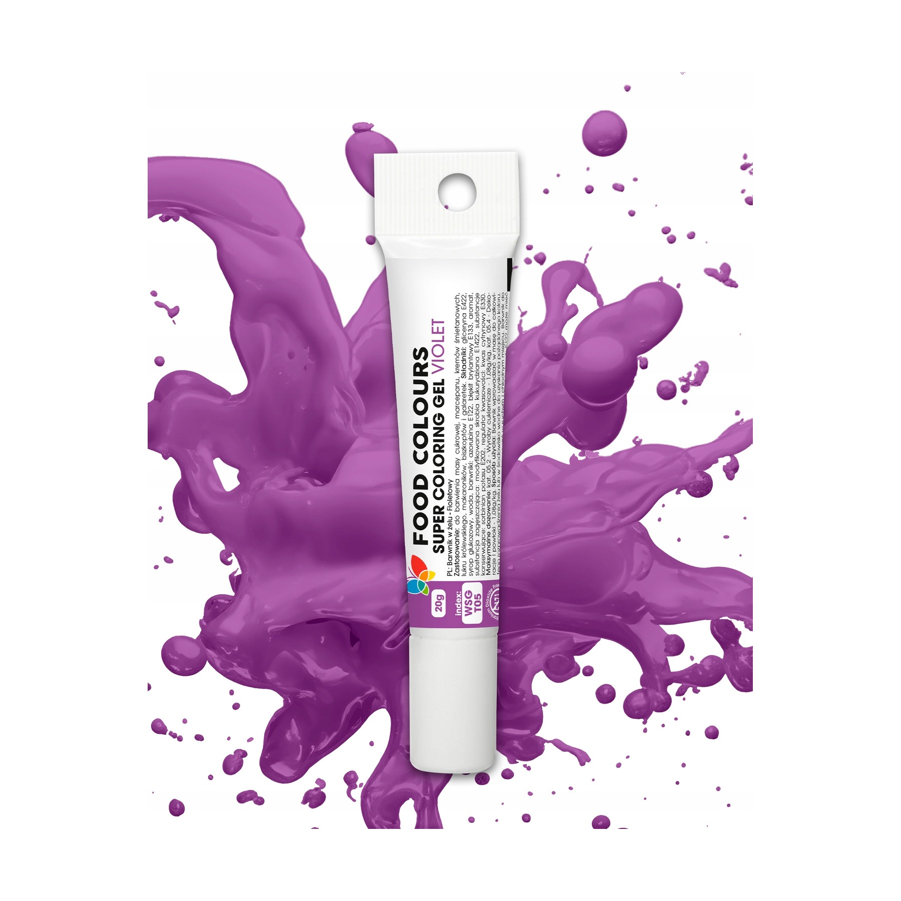 Barwnik żelowy spożywczy fioletowy 20g Food Colours