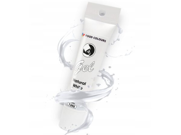 Barwnik spożywczy w żelu Natural White biały Food Colours 30 g