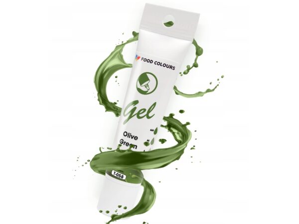Barwnik spożywczy w żelu Olive Green oliwkowy Food Colours 30 g
