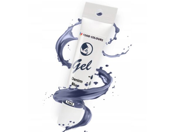 Barwnik spożywczy w żelu Denim Blue niebieski dżinsowy Food Colours 30 g