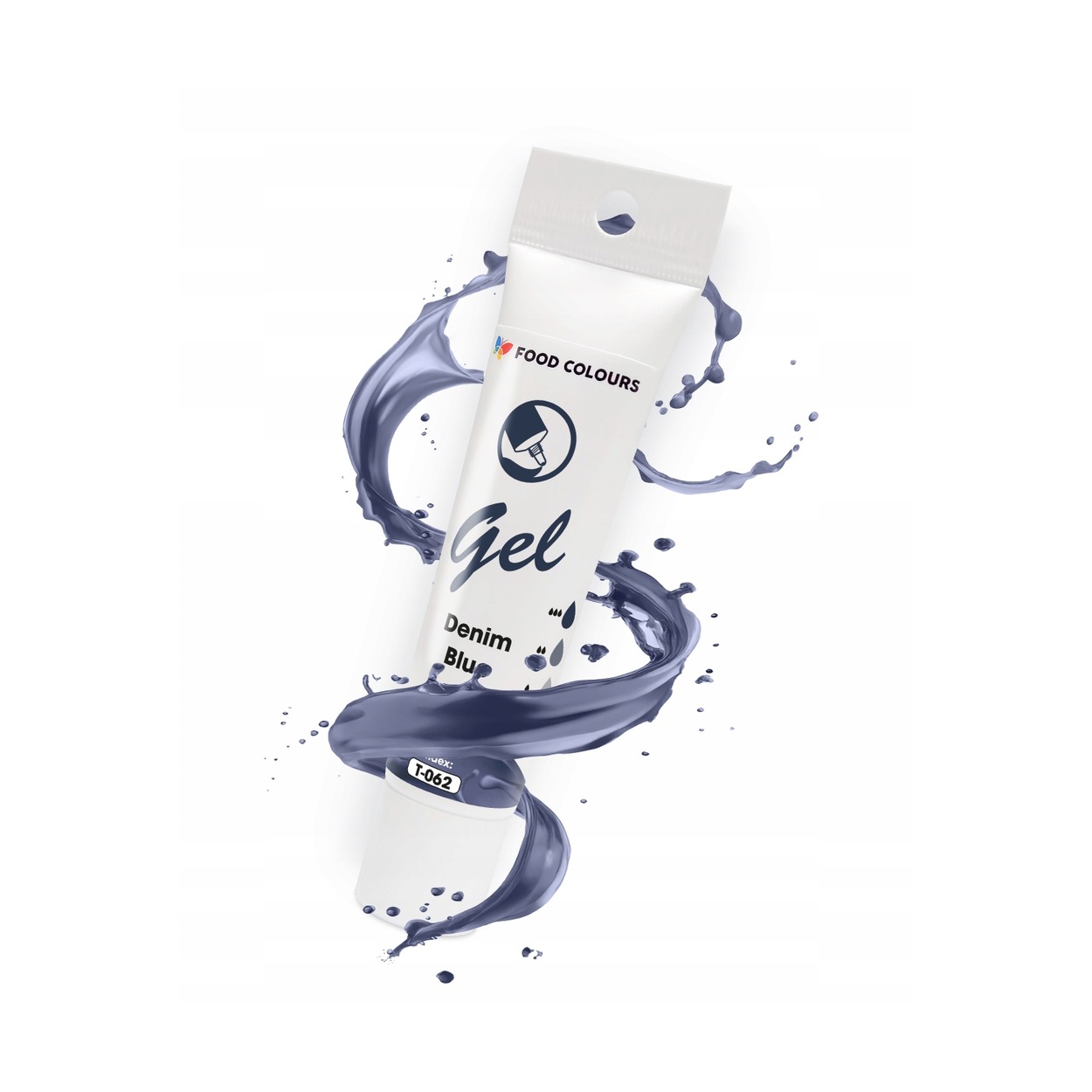 Barwnik spożywczy w żelu Denim Blue niebieski dżinsowy Food Colours 30 g