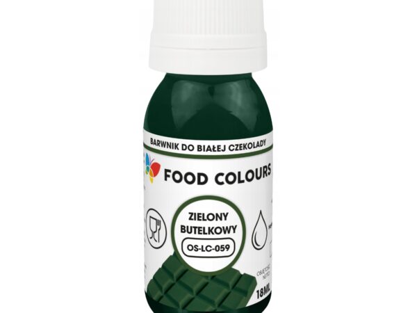 Barwnik do mas tłustych Bottle Green zielony butelkowy Food Colours 18 ml