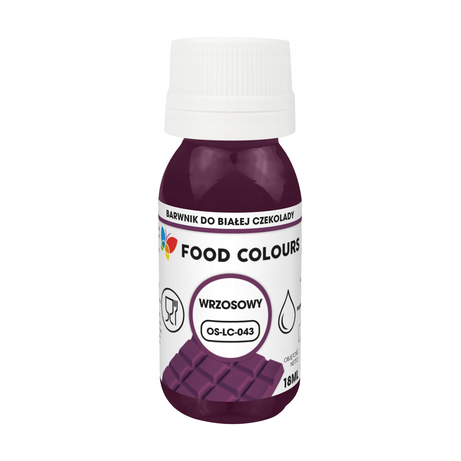 Barwnik spożywczy do mas tłustych Heather wrzosowy Food Colours 18ml