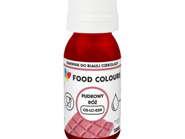 Barwnik spożywczy do mas tłustych Dusk Rose pudrowy róż Food Colours 18 ml
