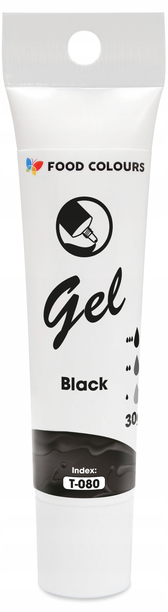 Barwnik spożywczy w żelu Black czarny Food Colours 30 g