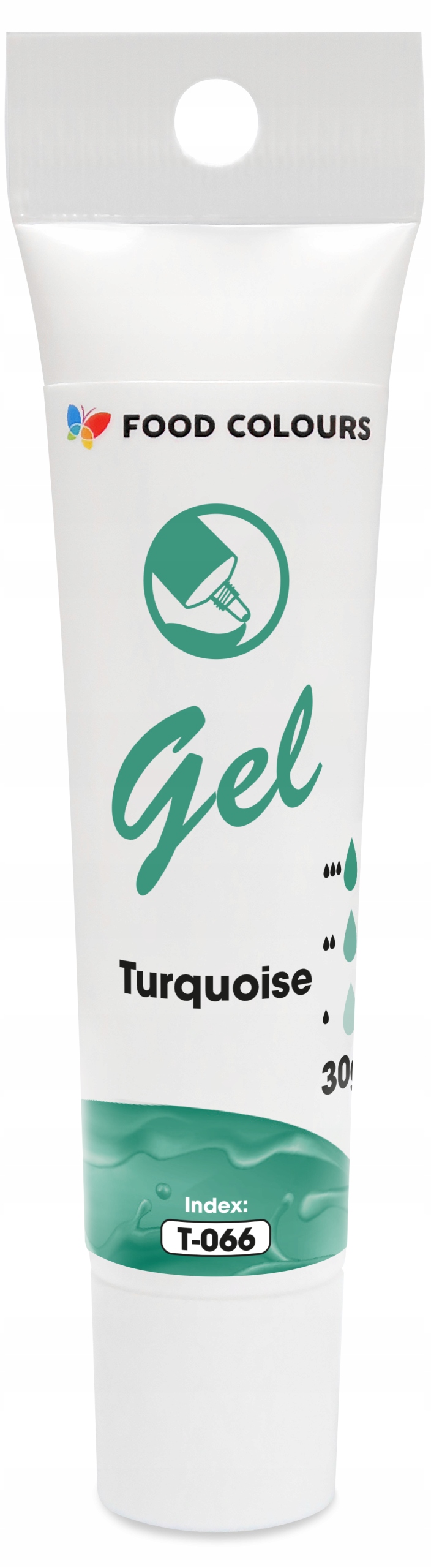 Barwnik spożywczy w żelu Turquoise turkusowy Food Colours 30 g
