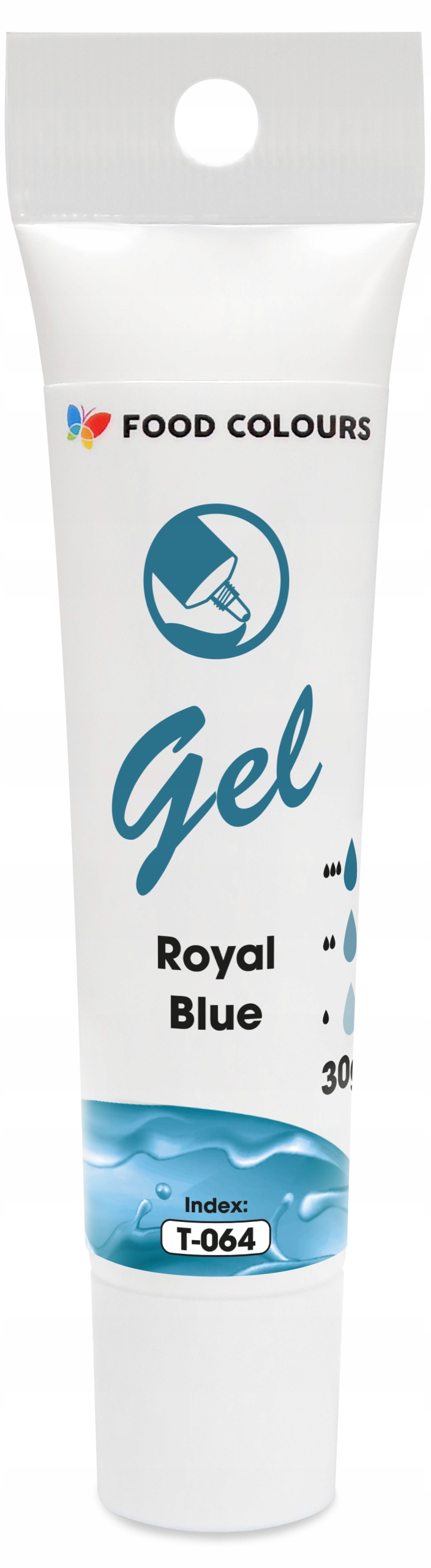 Barwnik spożywczy w żelu Royal Blue królewski niebieski Food Colours 30 g