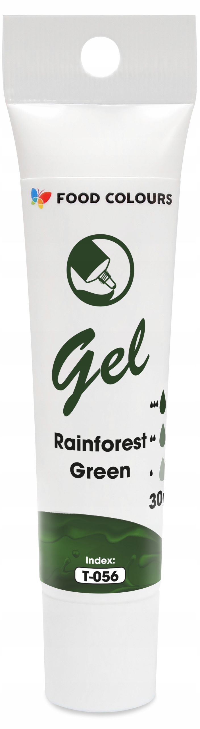 Barwnik spożywczy w żelu Rainforest Green zielony leśny Food Colours 30 g