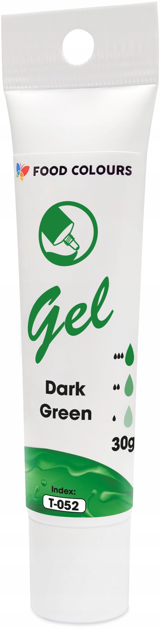 Barwnik spożywczy w żelu Dark Green ciemny zielony Food Colours 30 g