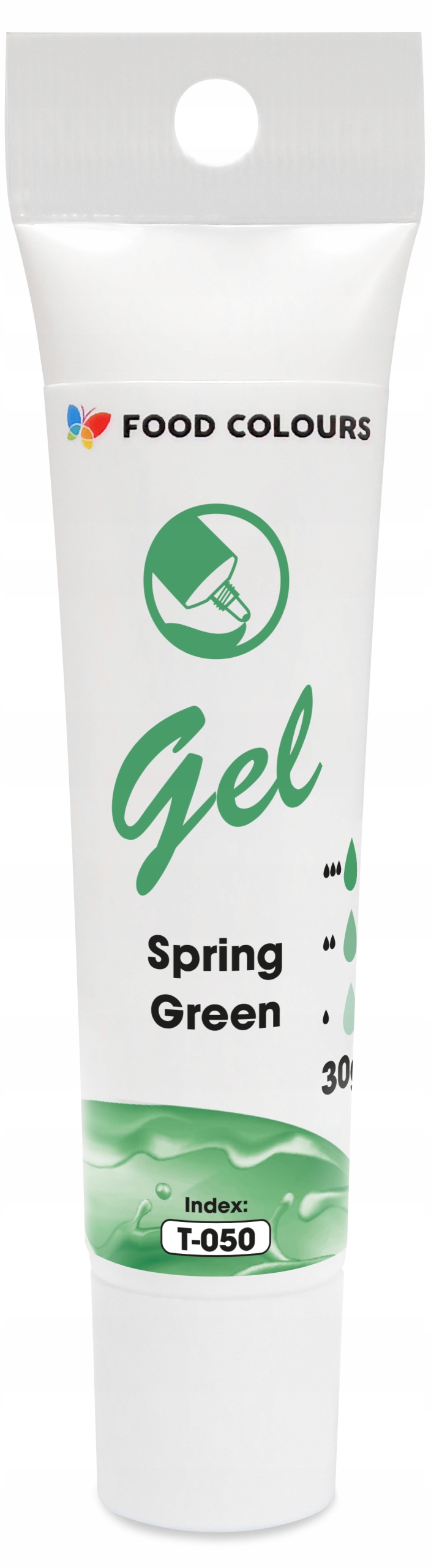 Barwnik spożywczy w żelu Spring Green wiosenny zielony Food Colours 30 g