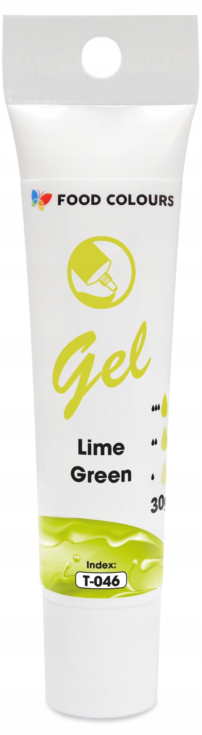 Barwnik spożywczy w żelu Lime Green limonkowy Food Colours 30 g