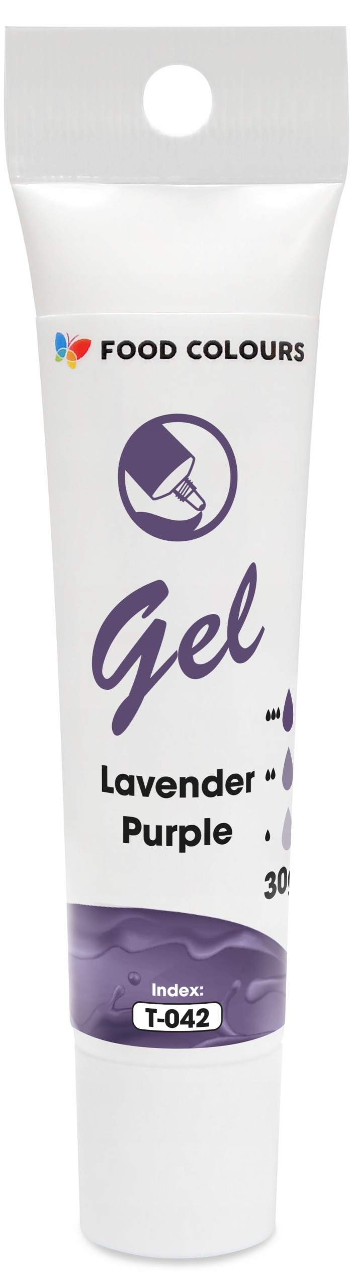 Barwnik spożywczy w żelu Lavender Purple lawendowy Food Colours 30 g