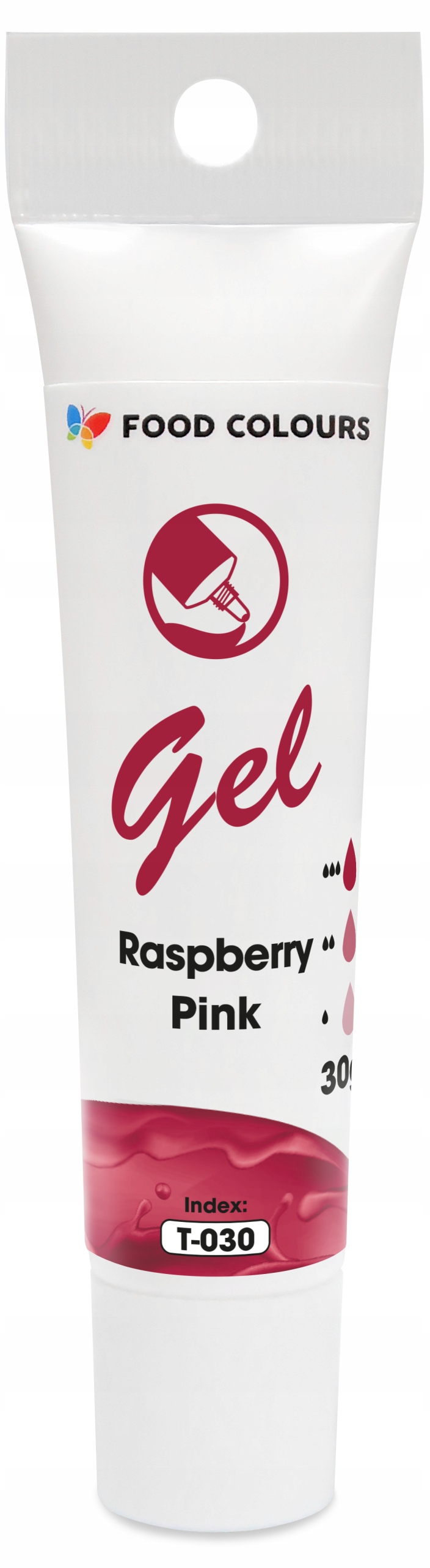 Barwnik spożywczy w żelu Raspberry Pink malinowy Food Colours 30 g