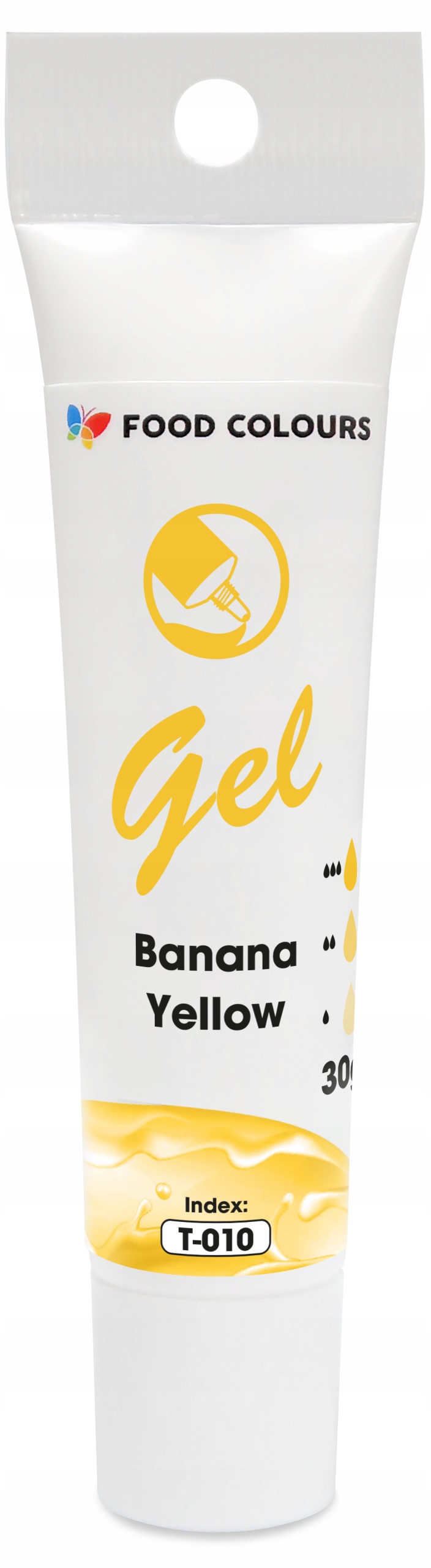 Barwnik spożywczy w żelu Banana Yellow bananowy Food Colours 30 g