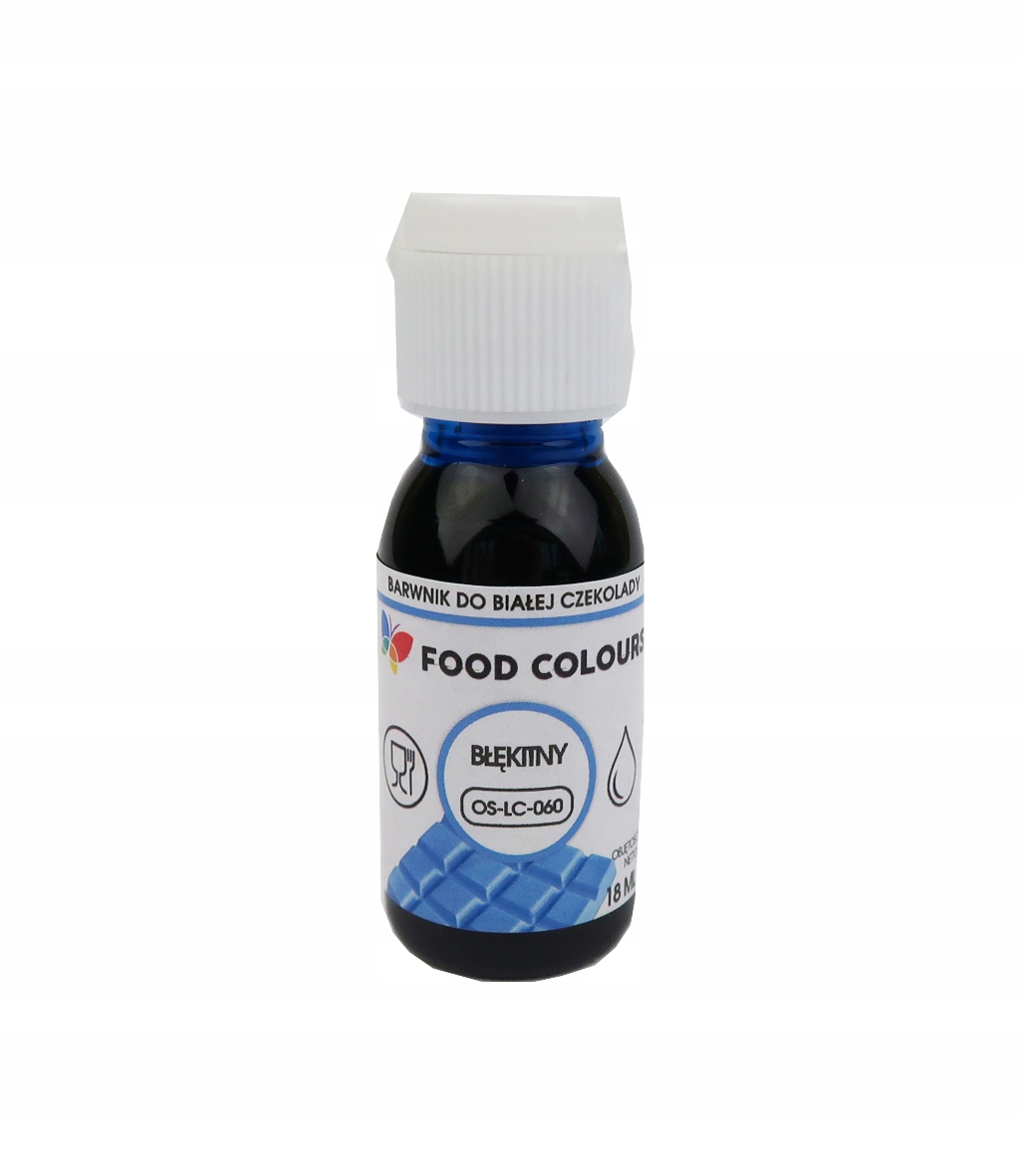 Barwnik spożywczy do mas tłustych Azure Blue błękitny Food Colours 18 ml