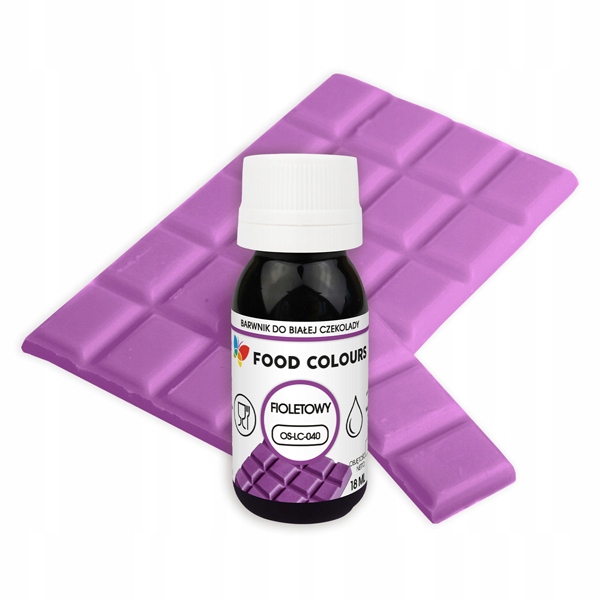 Barwnik spożywczy do mas tłustych Violet fioletowy Food Colours 18 ml