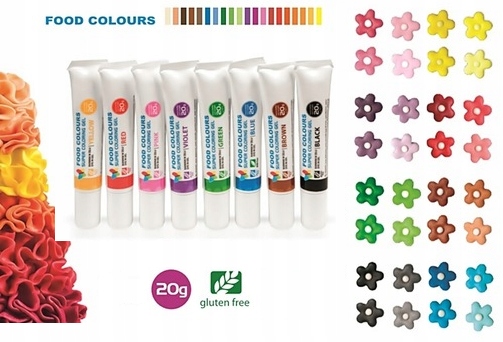 Barwnik żelowy spożywczy czarny 20g Food Colours